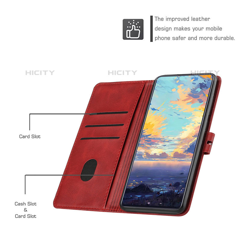 Handytasche Stand Schutzhülle Flip Leder Hülle H02X für OnePlus Nord N200 5G groß