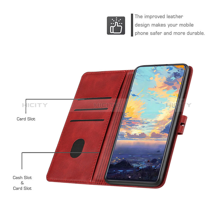 Handytasche Stand Schutzhülle Flip Leder Hülle H02X für Oppo A56 5G