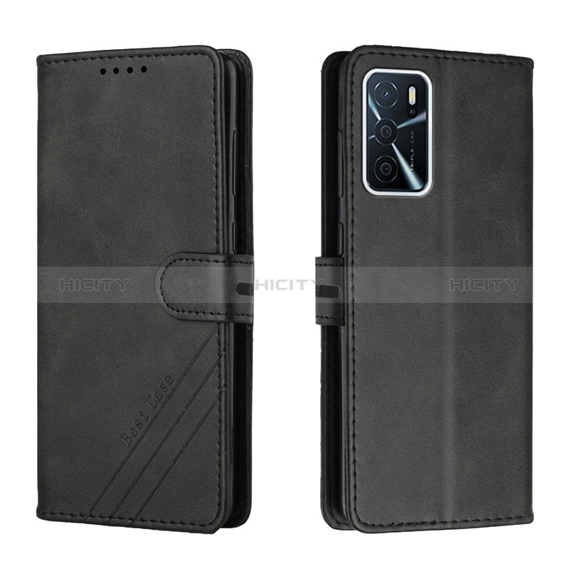 Handytasche Stand Schutzhülle Flip Leder Hülle H02X für Oppo A56 5G