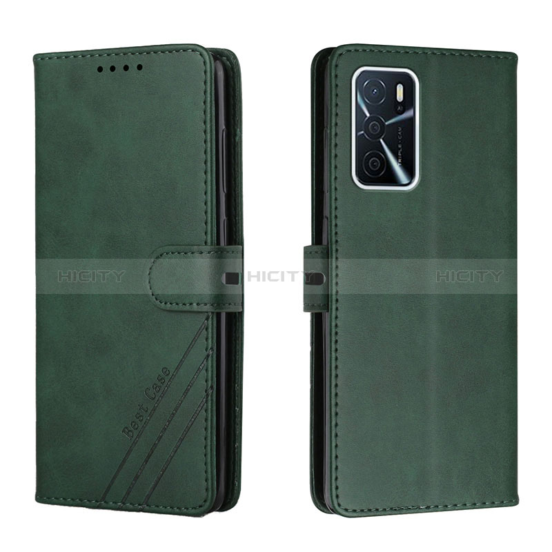 Handytasche Stand Schutzhülle Flip Leder Hülle H02X für Oppo A56 5G