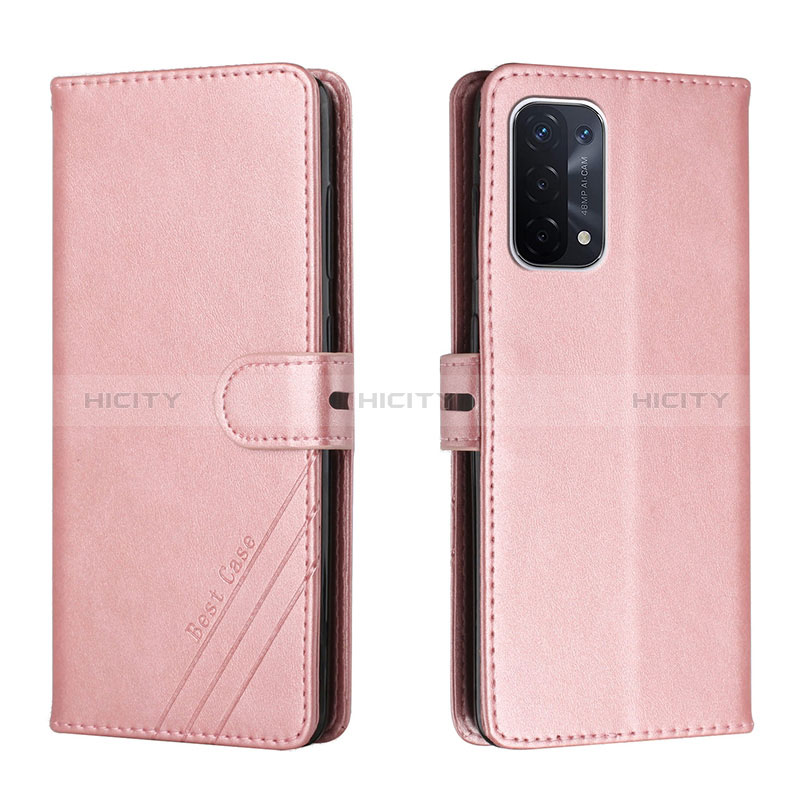 Handytasche Stand Schutzhülle Flip Leder Hülle H02X für Oppo A74 5G