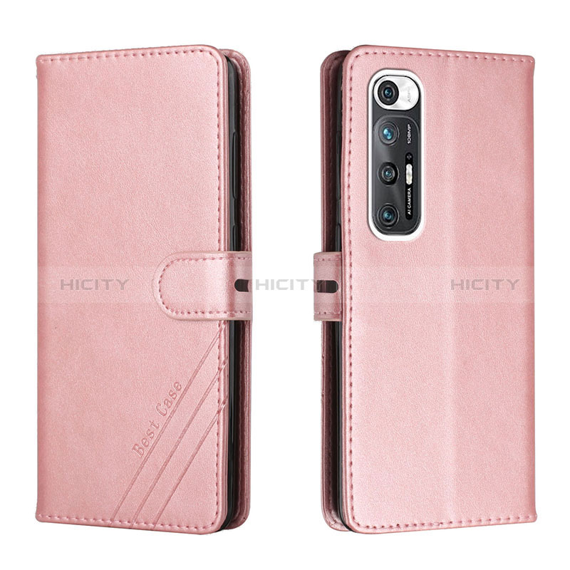 Handytasche Stand Schutzhülle Flip Leder Hülle H02X für Xiaomi Mi 10S 5G Rosegold