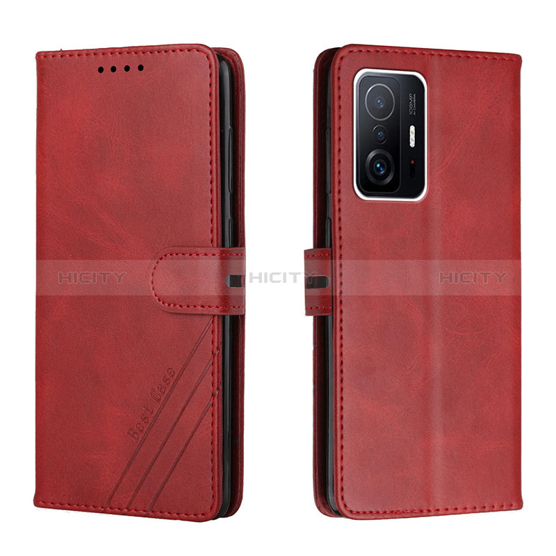 Handytasche Stand Schutzhülle Flip Leder Hülle H02X für Xiaomi Mi 11T Pro 5G Rot