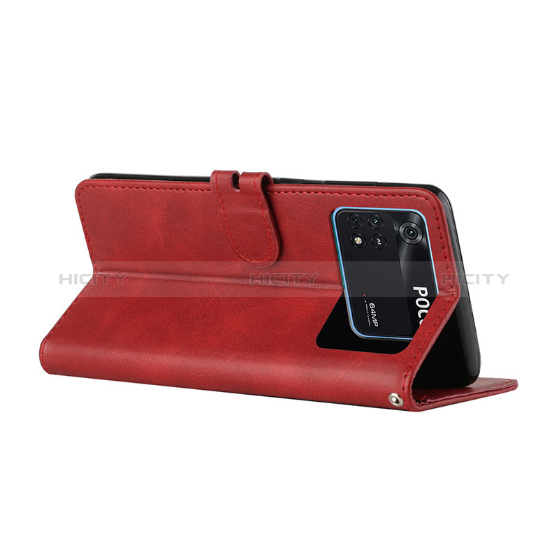 Handytasche Stand Schutzhülle Flip Leder Hülle H02X für Xiaomi Poco M4 Pro 4G