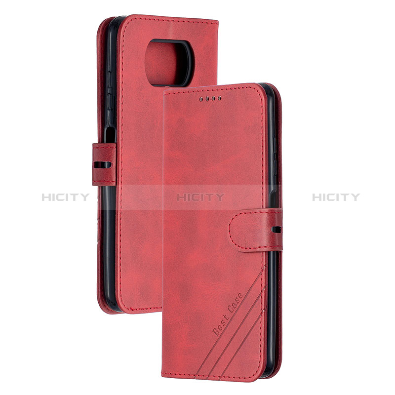 Handytasche Stand Schutzhülle Flip Leder Hülle H02X für Xiaomi Poco X3 Pro groß