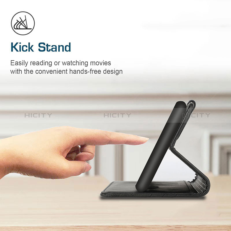 Handytasche Stand Schutzhülle Flip Leder Hülle H02X für Xiaomi Redmi Note 9 5G