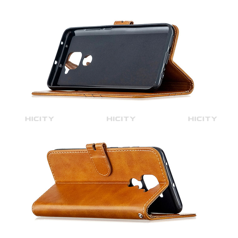 Handytasche Stand Schutzhülle Flip Leder Hülle H02X für Xiaomi Redmi Note 9 groß