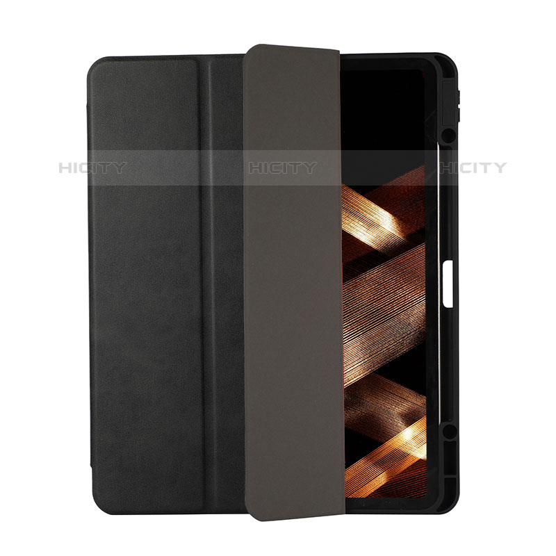 Handytasche Stand Schutzhülle Flip Leder Hülle H03 für Apple iPad Pro 12.9 (2020) Schwarz