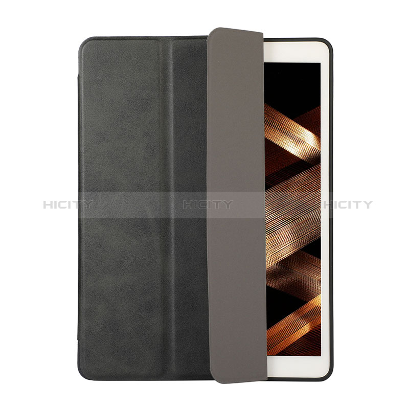 Handytasche Stand Schutzhülle Flip Leder Hülle H03 für Apple New iPad 9.7 (2017) Schwarz