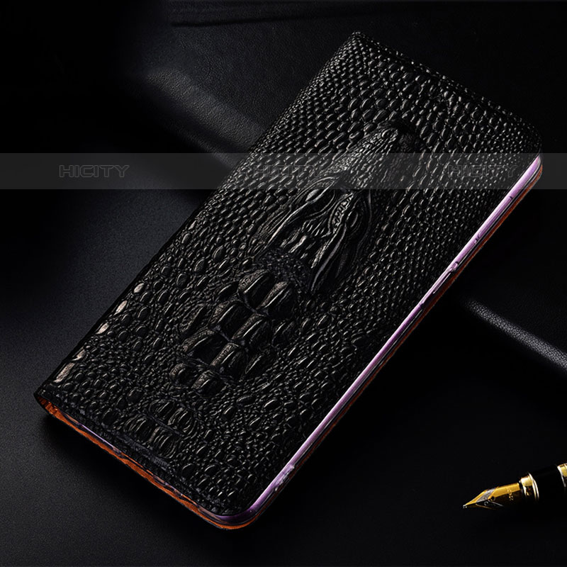 Handytasche Stand Schutzhülle Flip Leder Hülle H03P für Oppo A16s groß