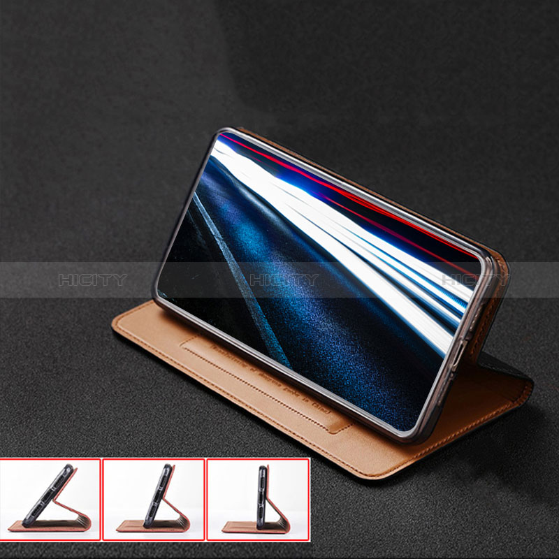 Handytasche Stand Schutzhülle Flip Leder Hülle H03P für Oppo A58 4G