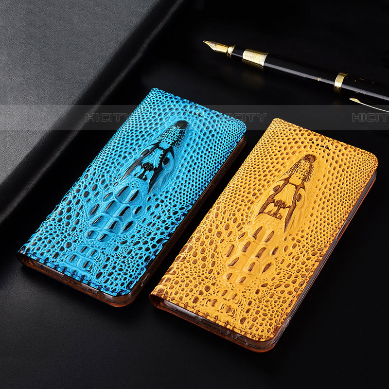 Handytasche Stand Schutzhülle Flip Leder Hülle H03P für Samsung Galaxy A52 4G groß