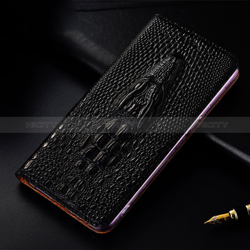 Handytasche Stand Schutzhülle Flip Leder Hülle H03P für Samsung Galaxy M10 Schwarz Plus