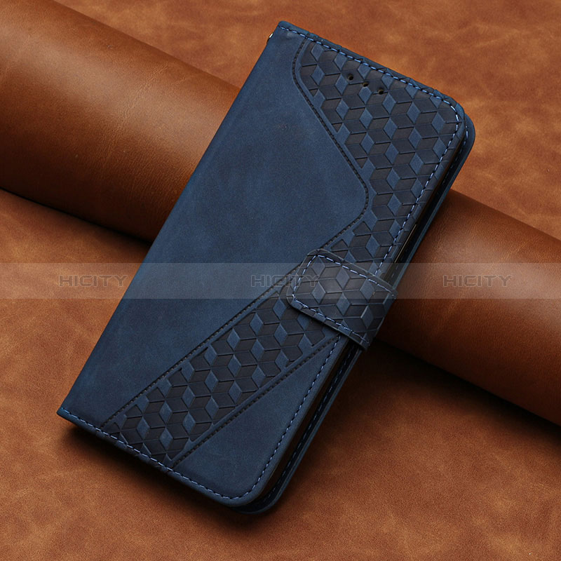 Handytasche Stand Schutzhülle Flip Leder Hülle H03X für Huawei Honor X7 Blau