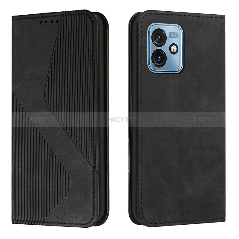 Handytasche Stand Schutzhülle Flip Leder Hülle H03X für Motorola Moto G 5G (2023) groß