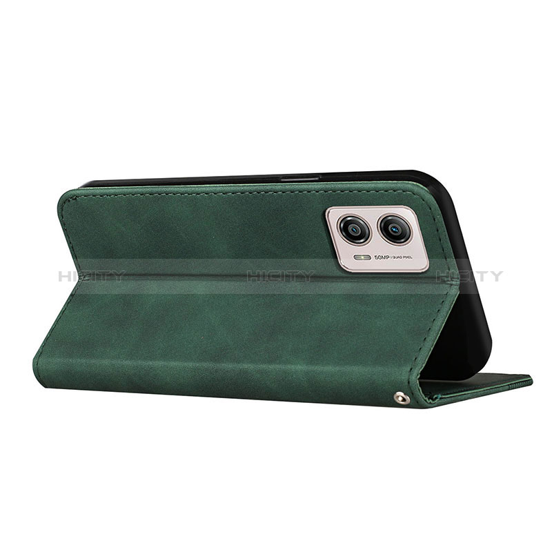 Handytasche Stand Schutzhülle Flip Leder Hülle H03X für Motorola Moto G53 5G groß