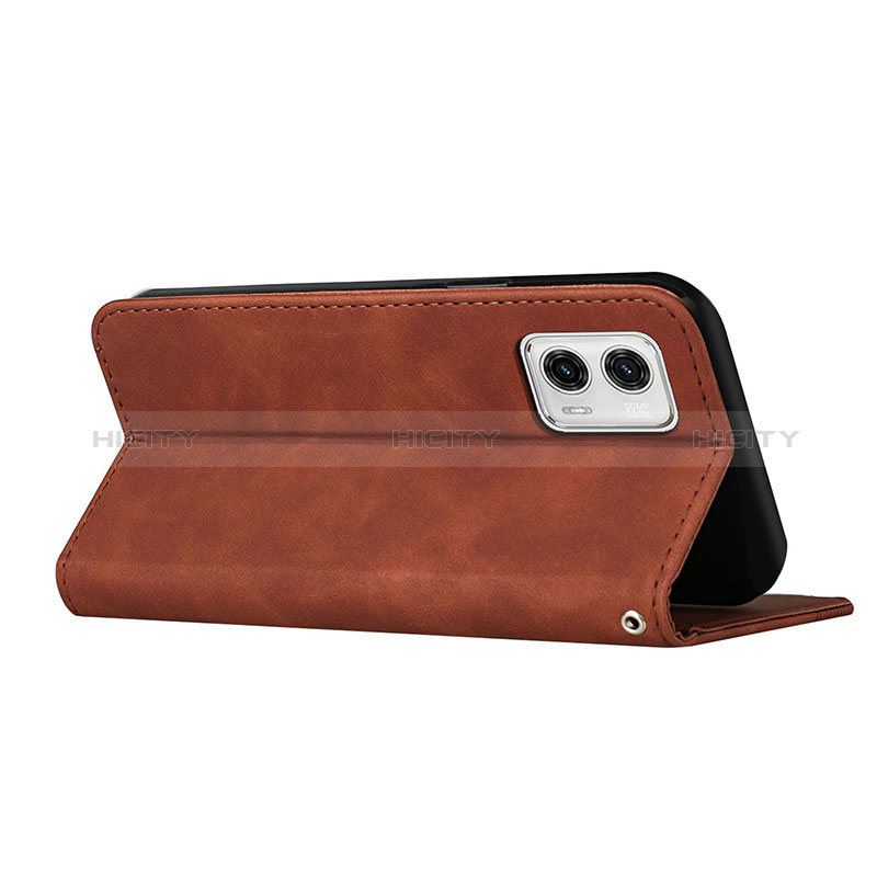 Handytasche Stand Schutzhülle Flip Leder Hülle H03X für Motorola Moto G73 5G groß