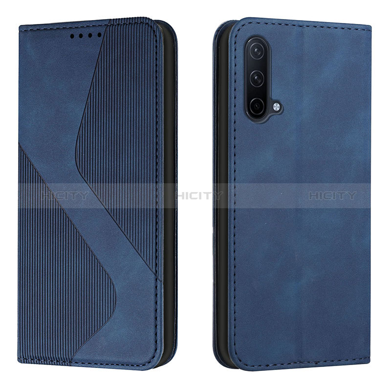 Handytasche Stand Schutzhülle Flip Leder Hülle H03X für OnePlus Nord CE 5G Blau