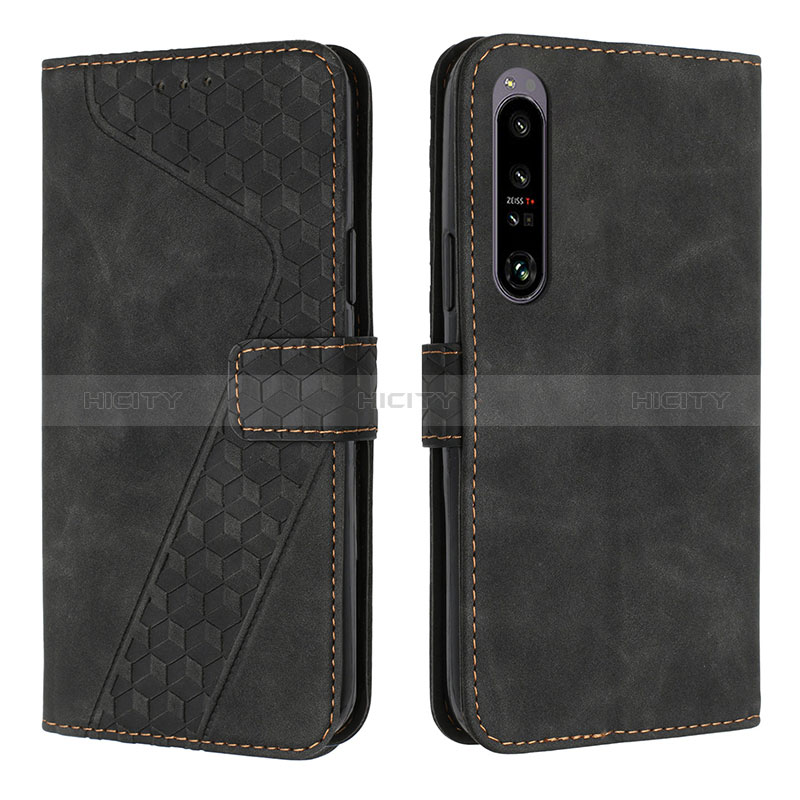 Handytasche Stand Schutzhülle Flip Leder Hülle H03X für Sony Xperia 1 IV SO-51C groß