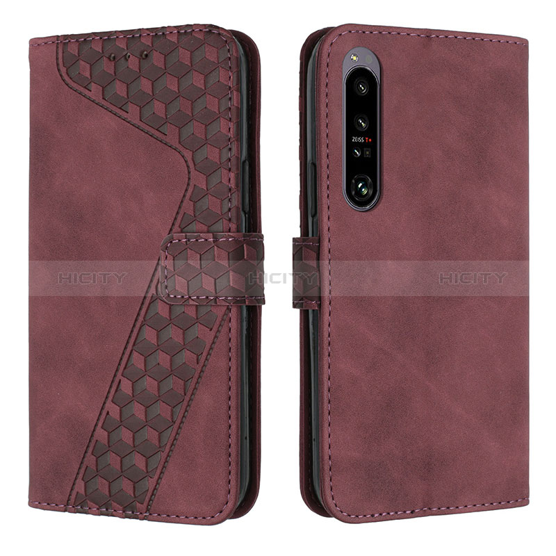 Handytasche Stand Schutzhülle Flip Leder Hülle H03X für Sony Xperia 1 IV SO-51C groß