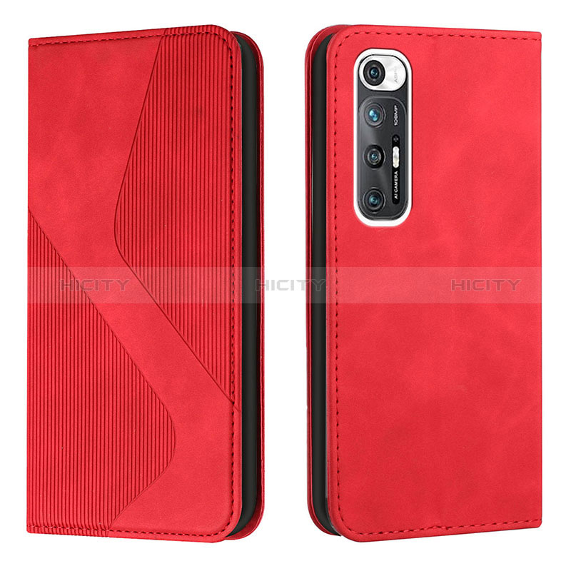 Handytasche Stand Schutzhülle Flip Leder Hülle H03X für Xiaomi Mi 10S 5G Rot Plus