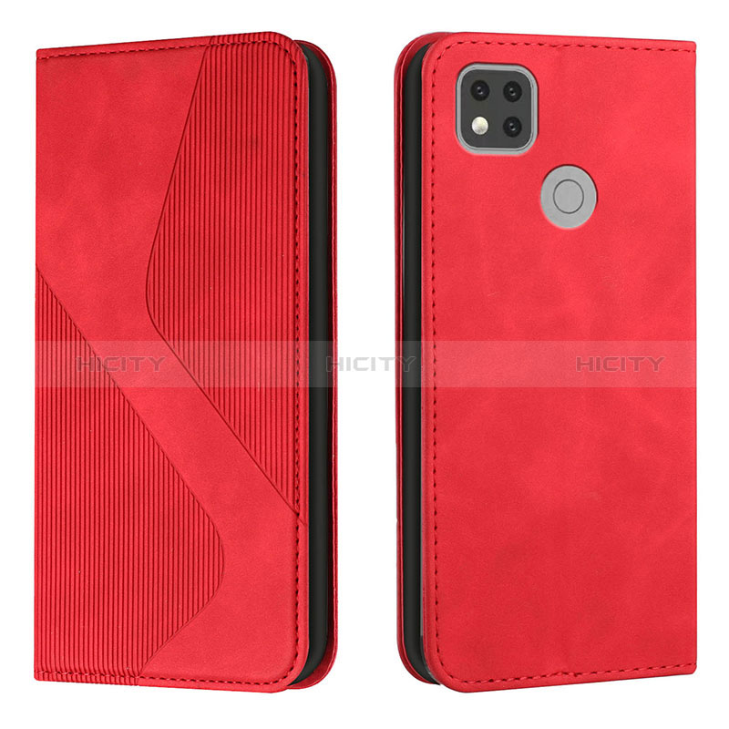 Handytasche Stand Schutzhülle Flip Leder Hülle H03X für Xiaomi POCO C31 Rot Plus