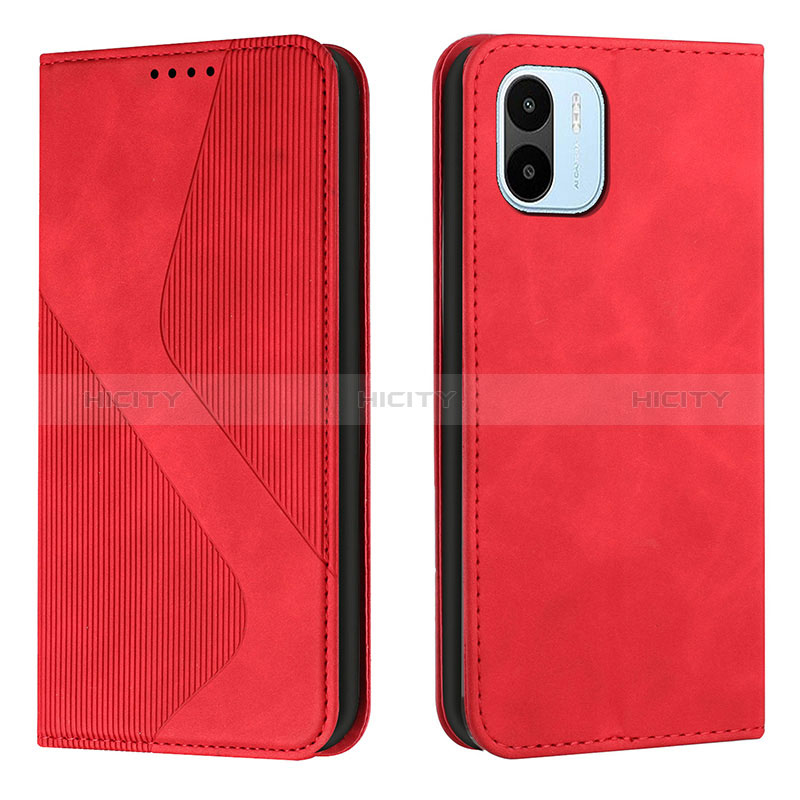 Handytasche Stand Schutzhülle Flip Leder Hülle H03X für Xiaomi Poco C50 Rot