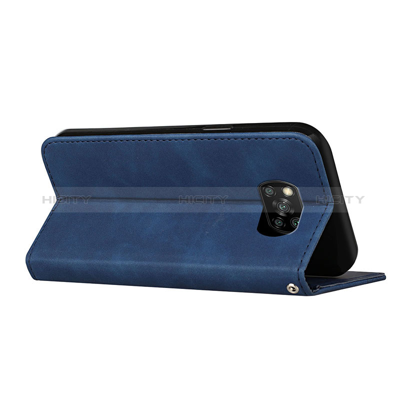 Handytasche Stand Schutzhülle Flip Leder Hülle H03X für Xiaomi Poco X3 NFC groß