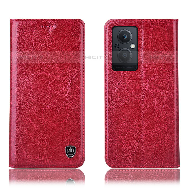 Handytasche Stand Schutzhülle Flip Leder Hülle H04P für OnePlus Nord N20 5G Rot Plus