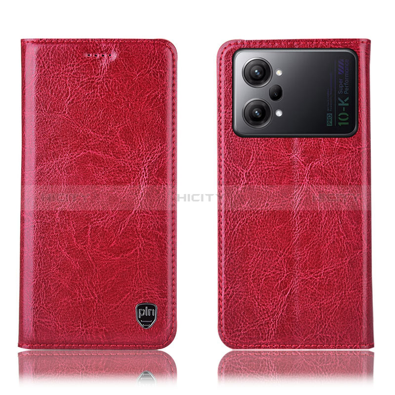 Handytasche Stand Schutzhülle Flip Leder Hülle H04P für Oppo K10 Pro 5G Rot