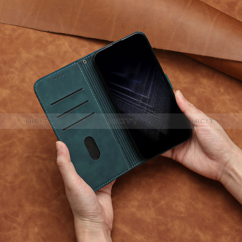 Handytasche Stand Schutzhülle Flip Leder Hülle H04X für Huawei Honor X8 4G groß