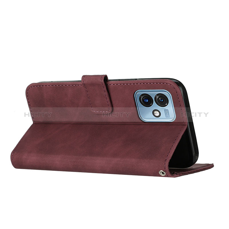 Handytasche Stand Schutzhülle Flip Leder Hülle H04X für Motorola Moto G 5G (2023) groß