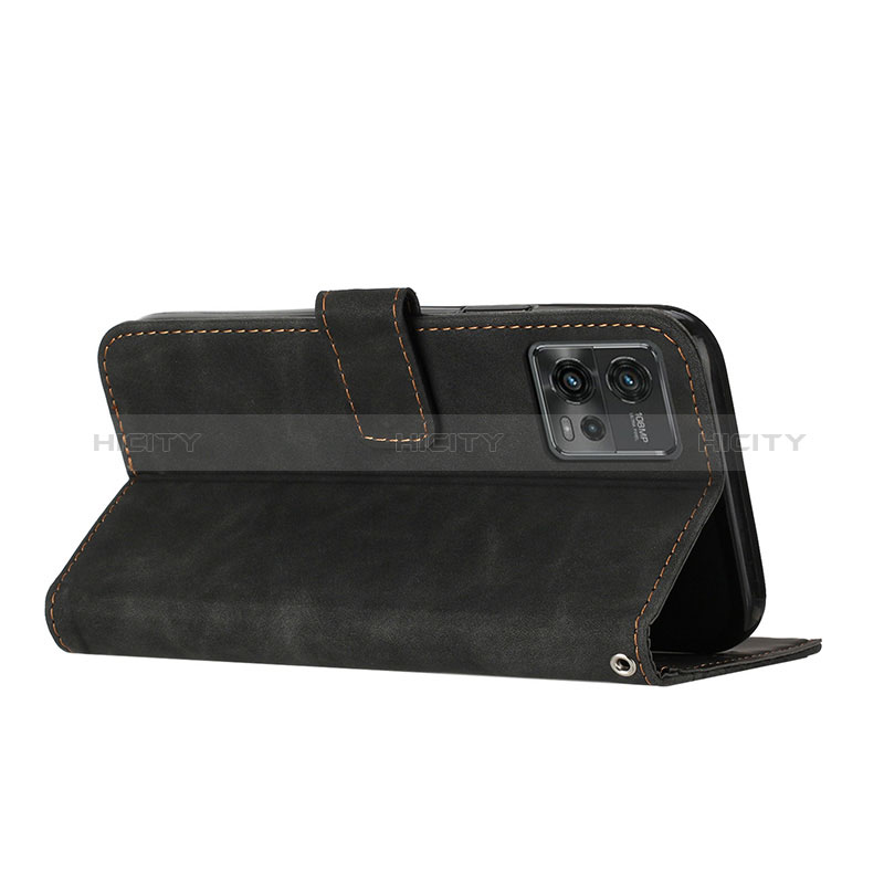 Handytasche Stand Schutzhülle Flip Leder Hülle H04X für Motorola Moto G72 groß