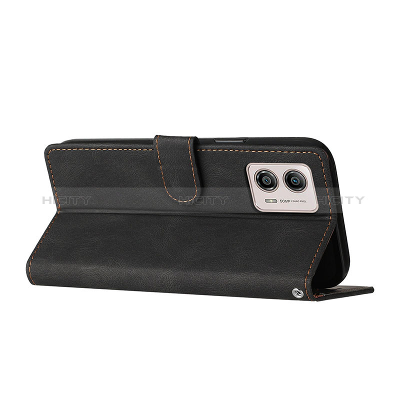 Handytasche Stand Schutzhülle Flip Leder Hülle H04X für Motorola Moto G73 5G