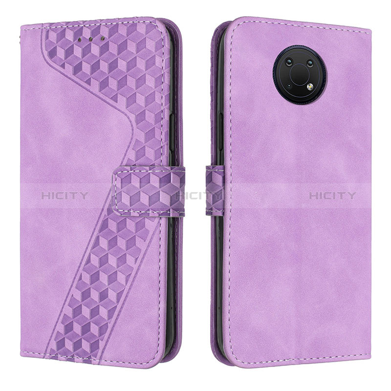 Handytasche Stand Schutzhülle Flip Leder Hülle H04X für Nokia G10 Violett Plus