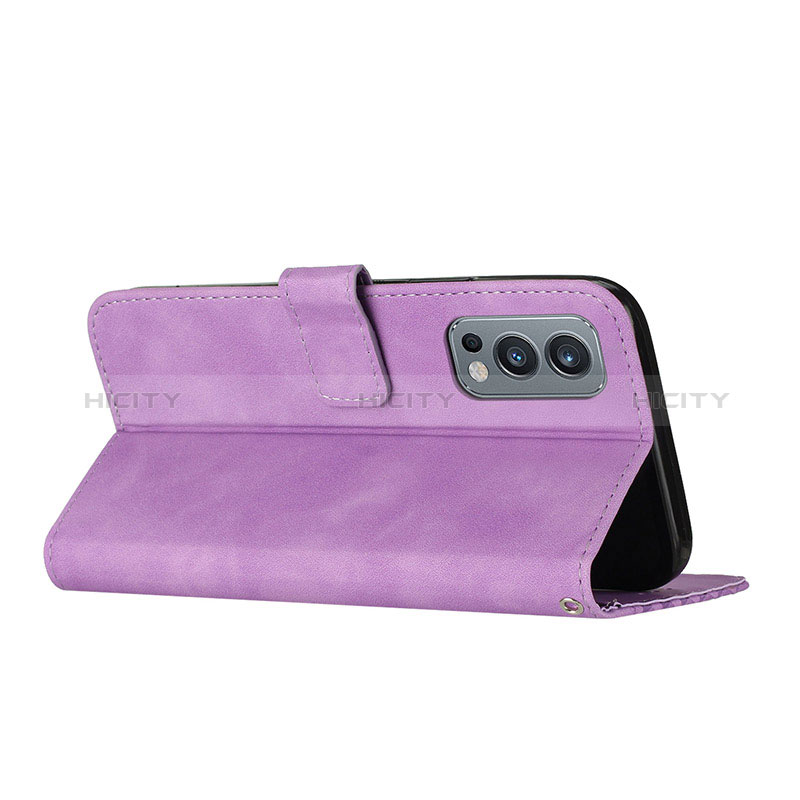 Handytasche Stand Schutzhülle Flip Leder Hülle H04X für OnePlus Nord 2 5G