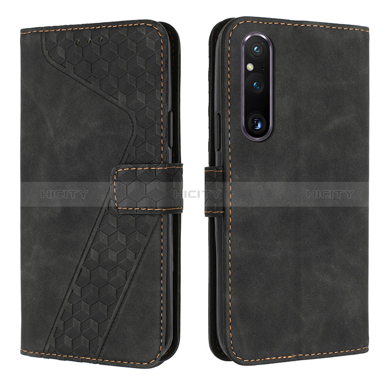 Handytasche Stand Schutzhülle Flip Leder Hülle H04X für Sony Xperia 1 V