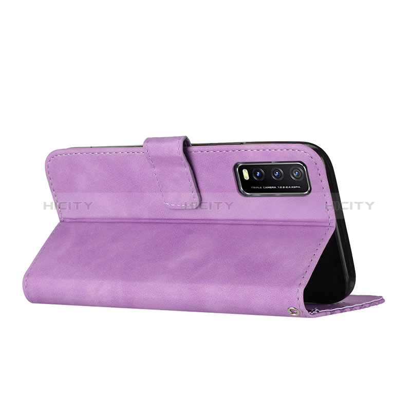 Handytasche Stand Schutzhülle Flip Leder Hülle H04X für Vivo Y12A