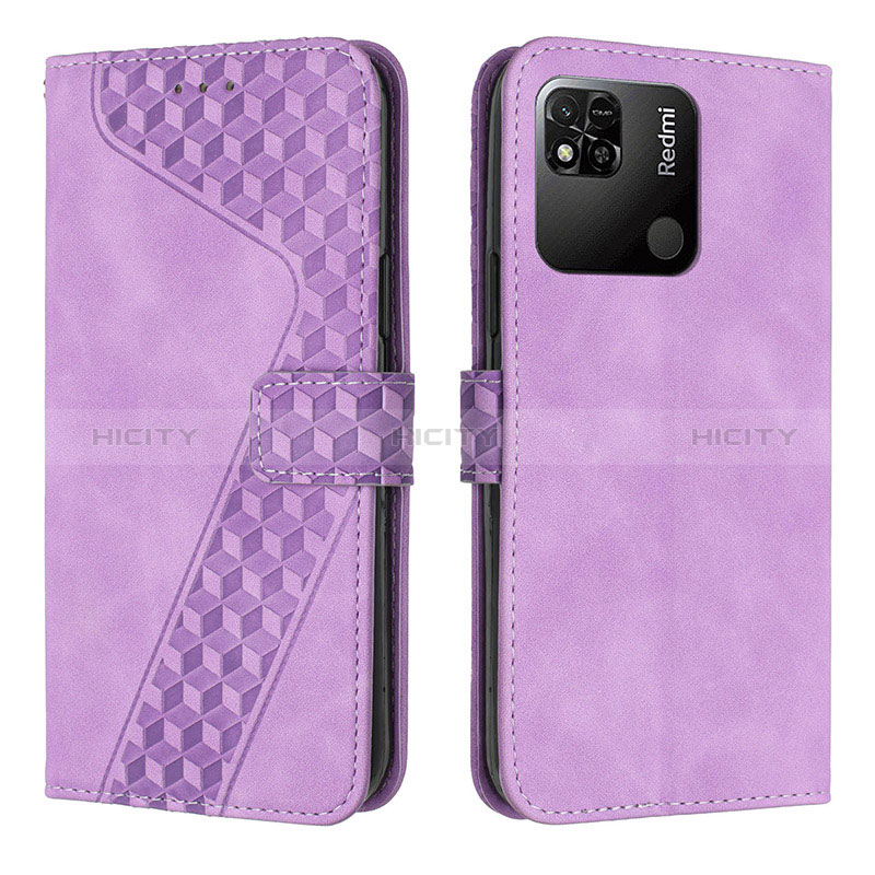 Handytasche Stand Schutzhülle Flip Leder Hülle H04X für Xiaomi POCO C3 Violett