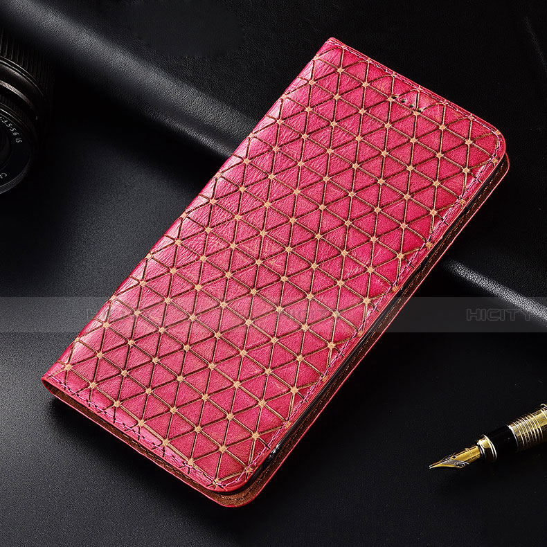 Handytasche Stand Schutzhülle Flip Leder Hülle H05 für Apple iPhone 13 Mini Pink