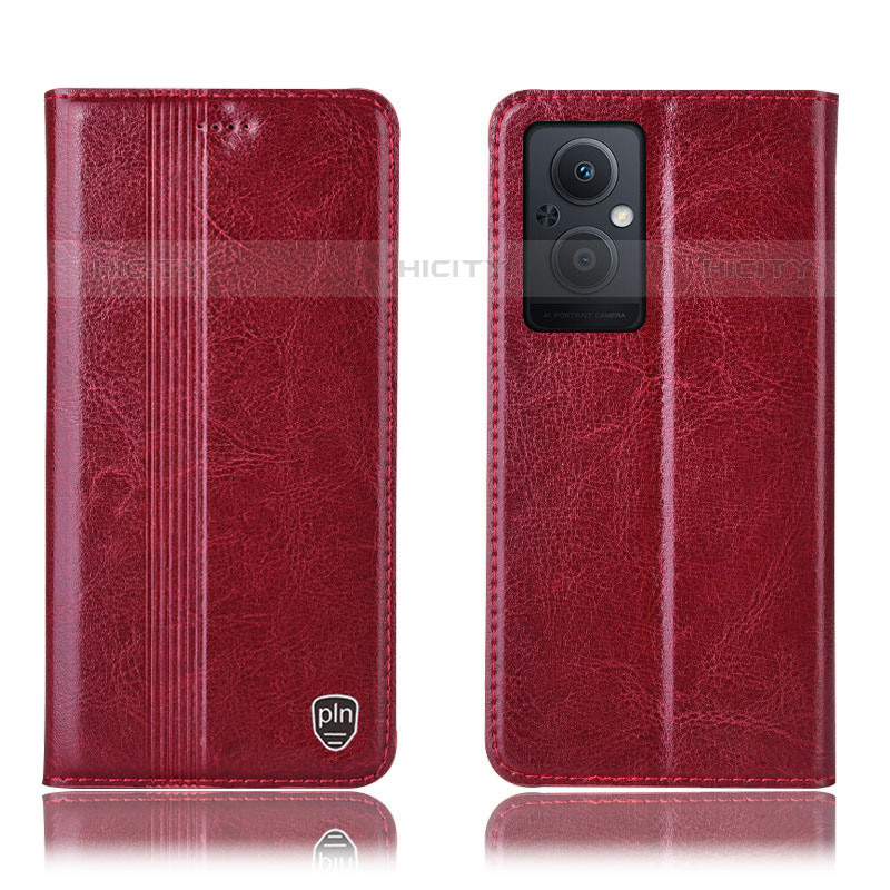 Handytasche Stand Schutzhülle Flip Leder Hülle H05P für OnePlus Nord N20 5G Rot