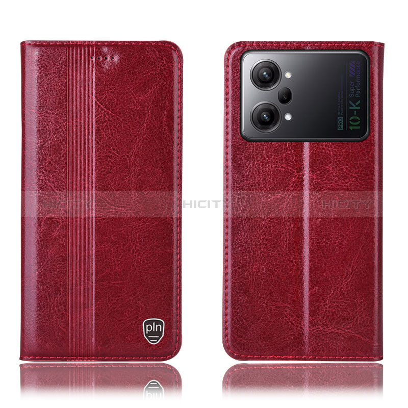 Handytasche Stand Schutzhülle Flip Leder Hülle H05P für Oppo K10 Pro 5G Rot Plus