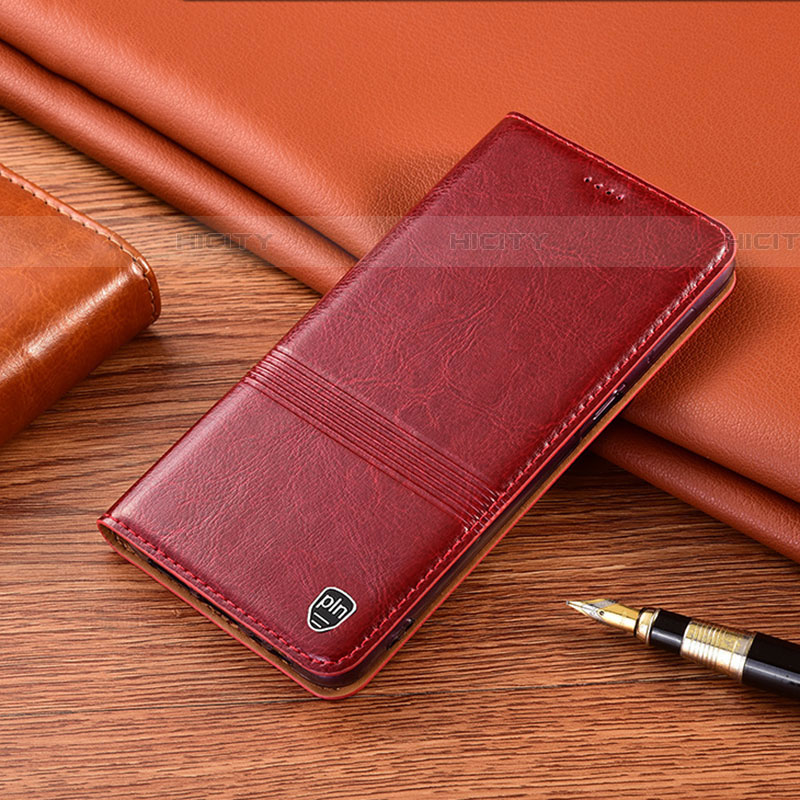 Handytasche Stand Schutzhülle Flip Leder Hülle H05P für Samsung Galaxy F62 5G Rot
