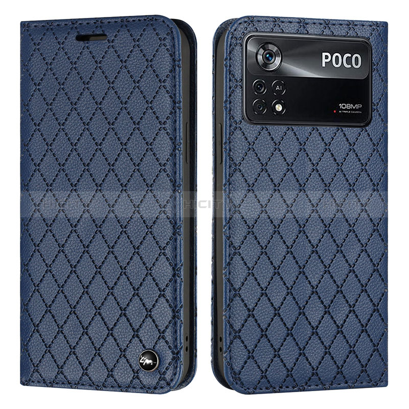 Handytasche Stand Schutzhülle Flip Leder Hülle H05X für Xiaomi Poco X4 Pro 5G groß