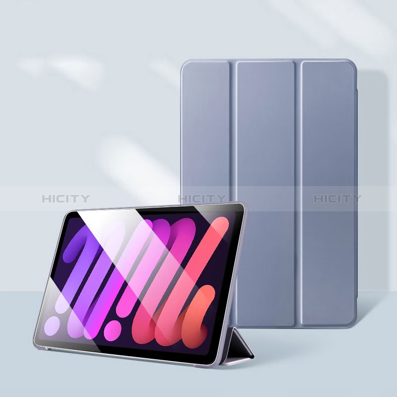 Handytasche Stand Schutzhülle Flip Leder Hülle H06 für Apple iPad 10.9 (2022) Lavendel Grau