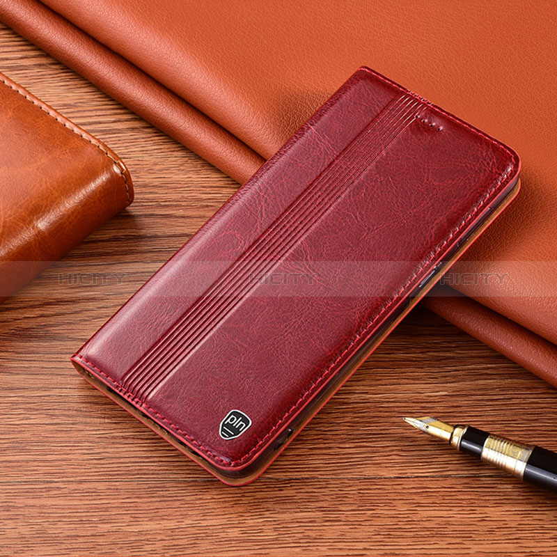 Handytasche Stand Schutzhülle Flip Leder Hülle H06P für Oppo Reno10 Pro+ Plus 5G Rot