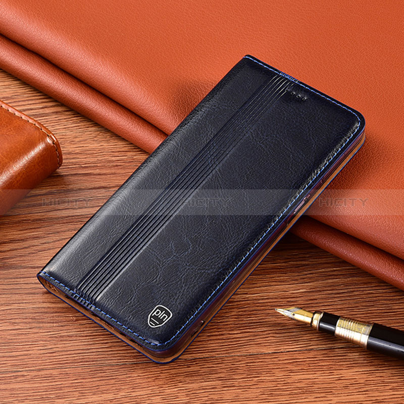 Handytasche Stand Schutzhülle Flip Leder Hülle H06P für Xiaomi Redmi Note 13 Pro+ Plus 5G Blau Plus