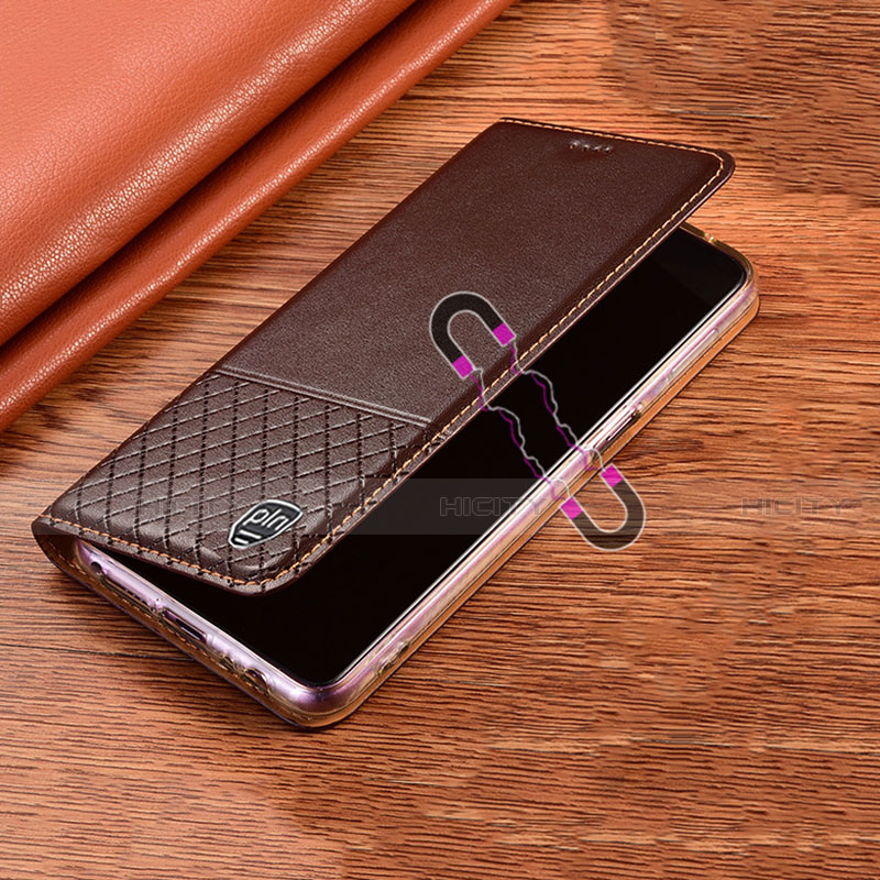 Handytasche Stand Schutzhülle Flip Leder Hülle H07P für Motorola Moto Edge 30 Pro 5G groß