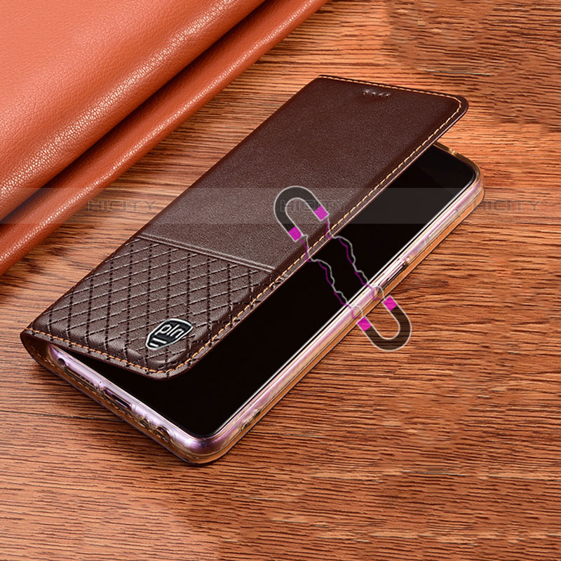 Handytasche Stand Schutzhülle Flip Leder Hülle H07P für Motorola Moto G41