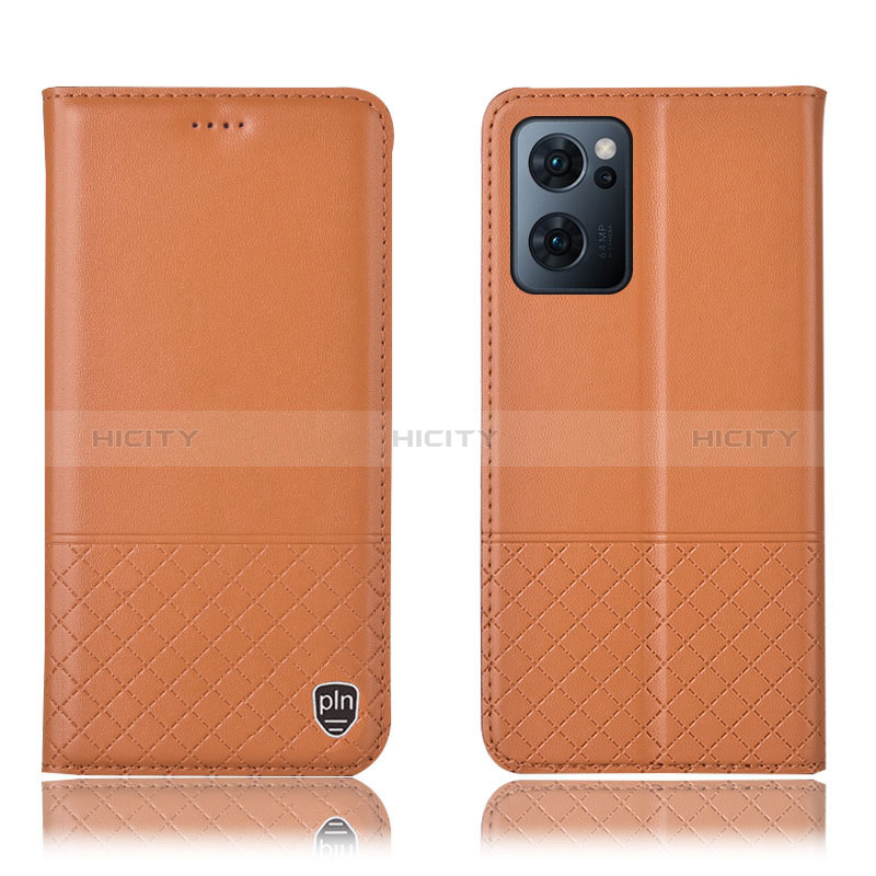 Handytasche Stand Schutzhülle Flip Leder Hülle H07P für OnePlus Nord CE 2 5G Orange